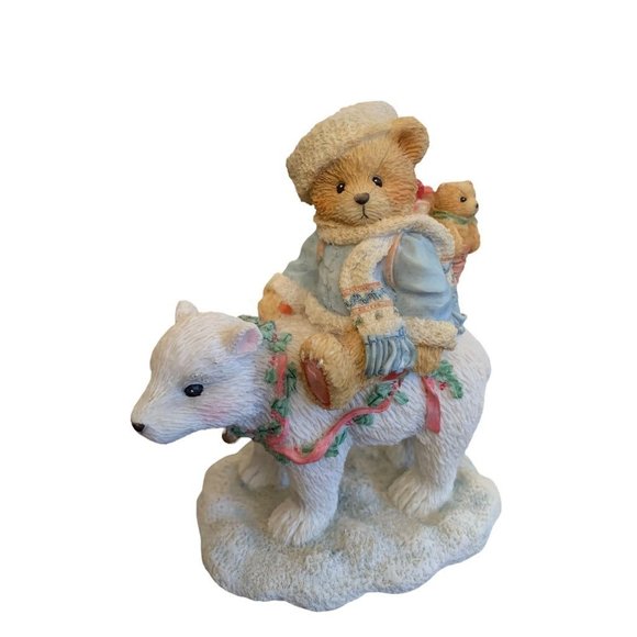 Vintage 1994 Cherished Teddies 622796 Eric "Bearings Tidings of Joy" Figurine En - Picture 6 of 8